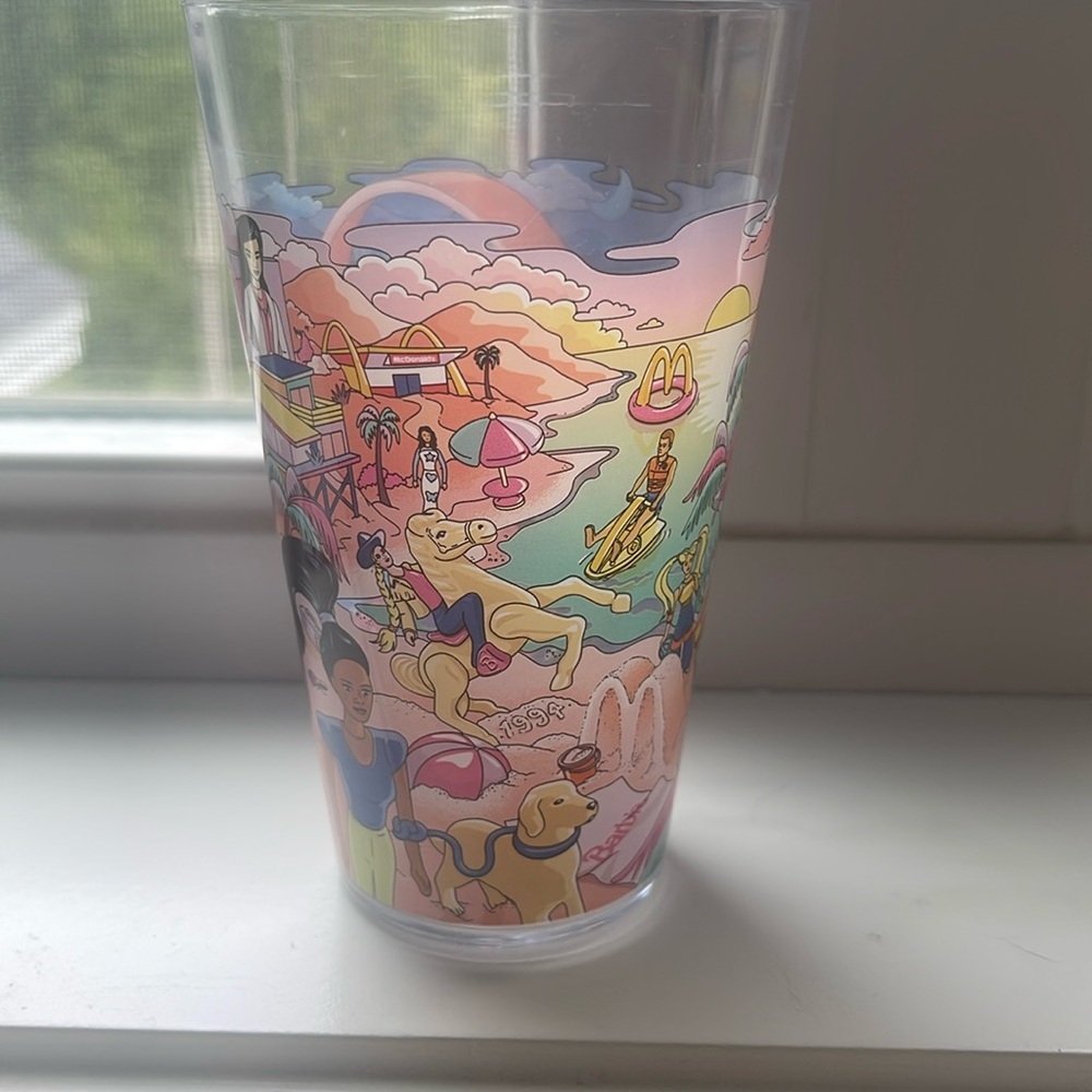Barbie and hot wheel collectors  cup from mcdonalds.